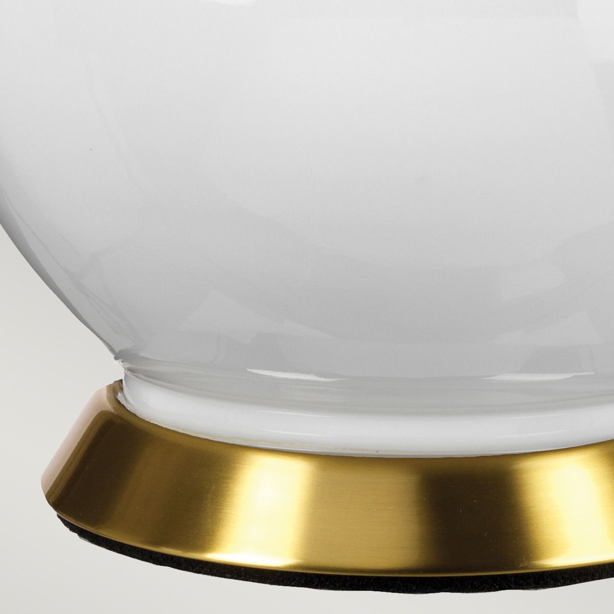 Isla 1 Light Table Light Aged Brass, White, Green