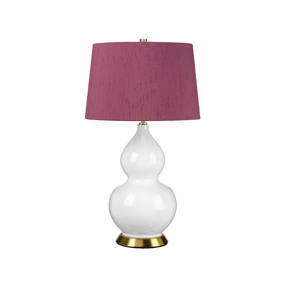 Isla 1 Light Table Light Aged Brass, White, Purple