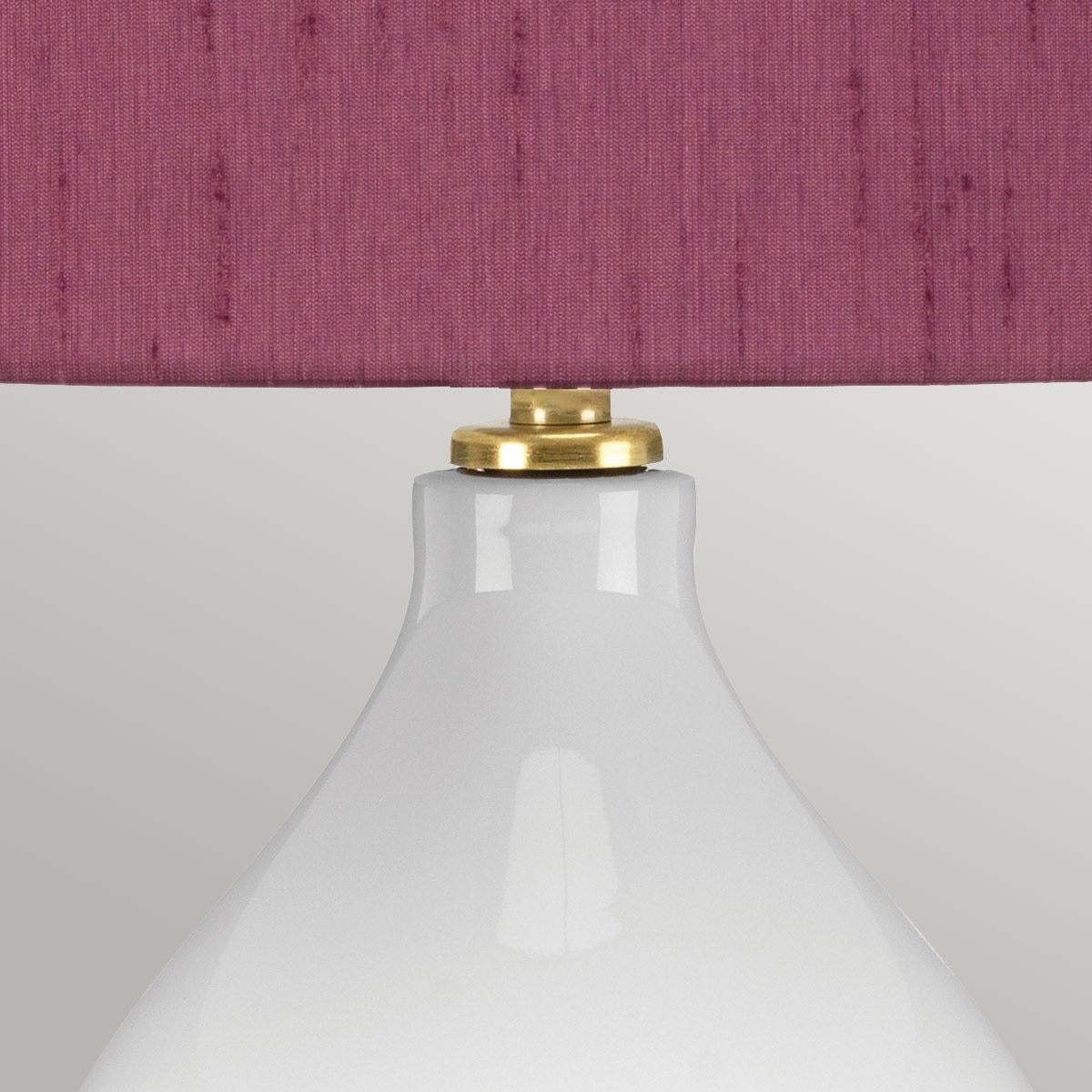 Isla 1 Light Table Light Aged Brass, White, Purple