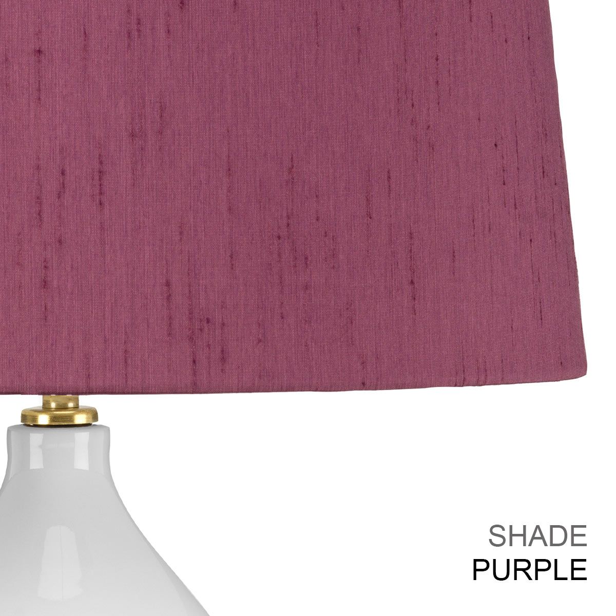 Isla 1 Light Table Light Aged Brass, White, Purple
