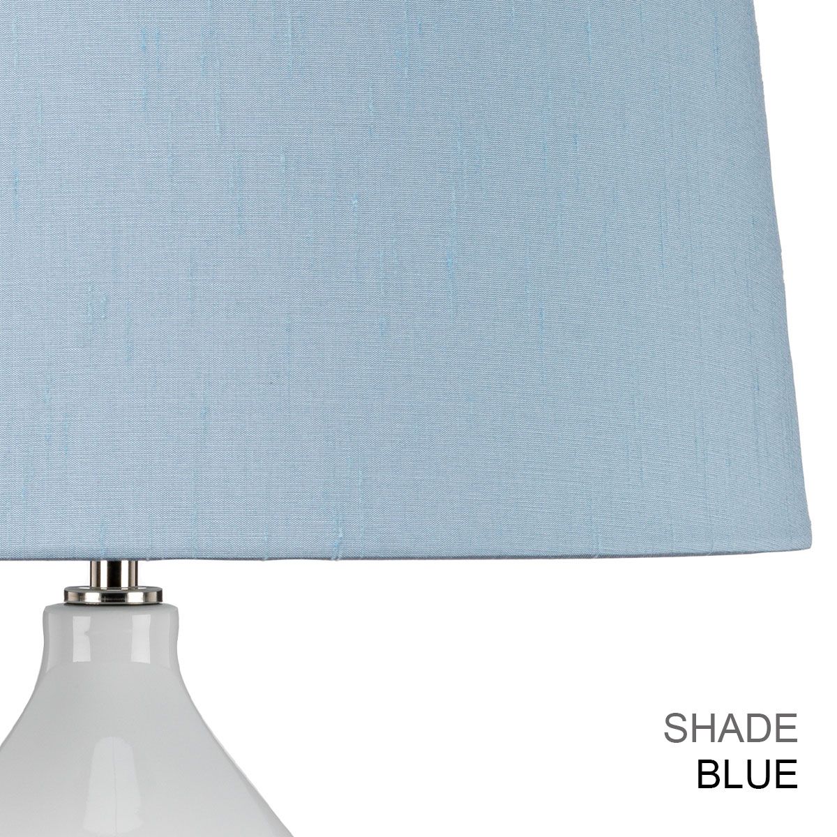 Isla 1 Light Table Light Polished Nickel, White, Teal