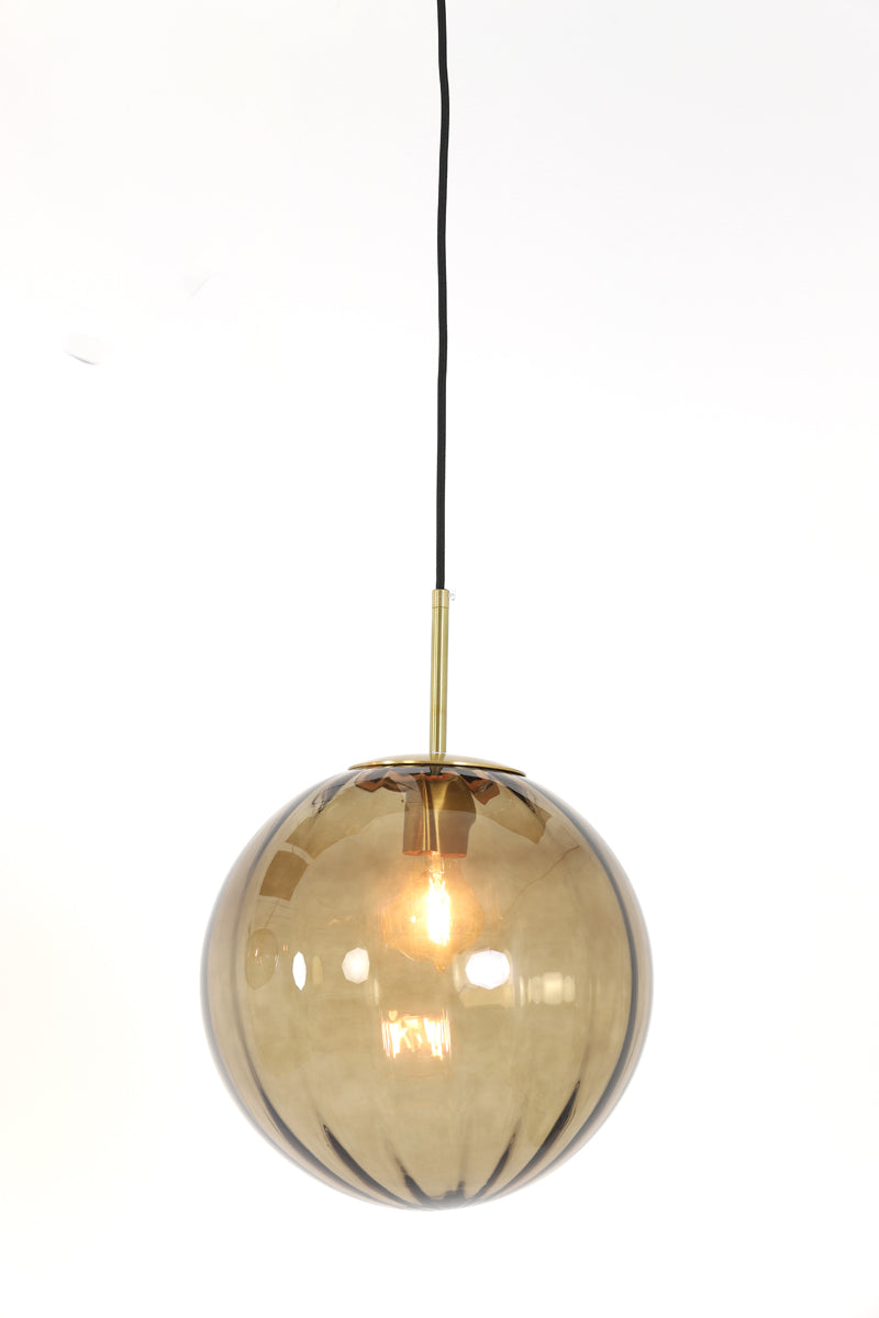 Elegant Magdala Pendant Lamp with Gold Accents – 30 cm