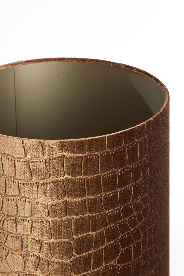 Praya Brown Cylindrical Shade 30x30x42 cm