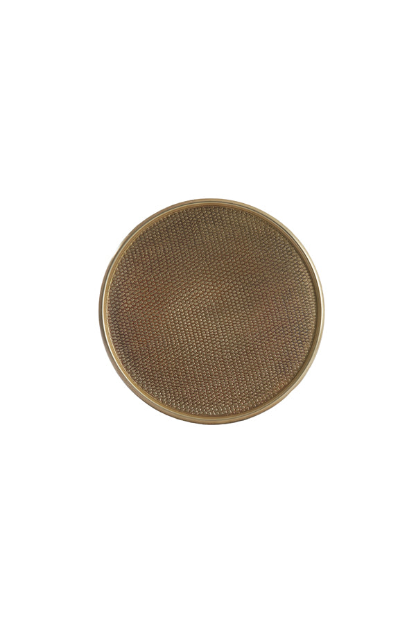 Antique Bronze Ø23x1.5 cm Ilay Plate