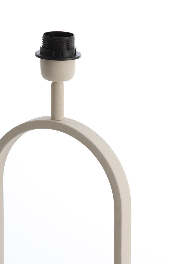 Elegant Jamiri Cream Lamp Base – 20x13x55 cm