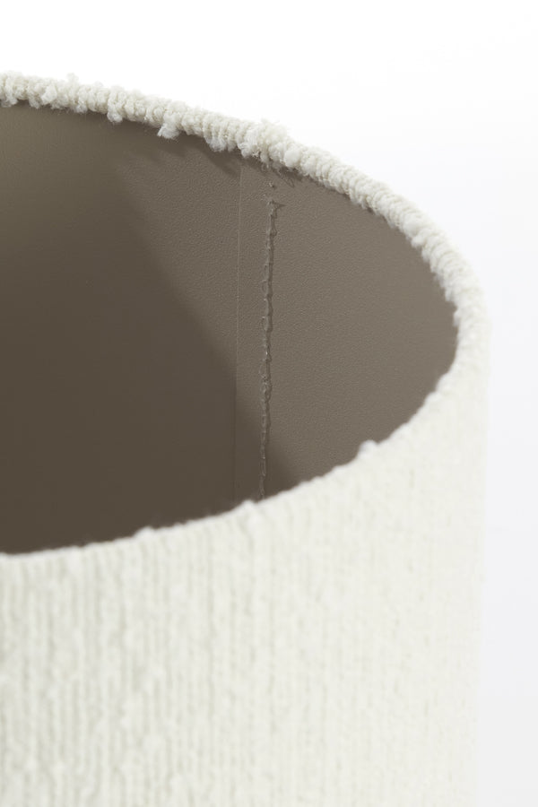 White Bolero Cylinder Shade – 25x25x18 cm