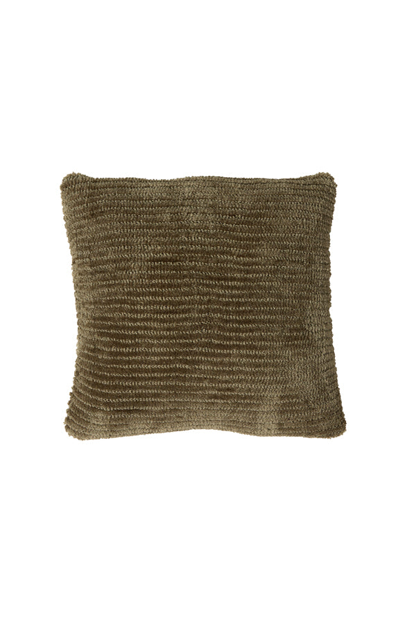 Plush Green Accent Cushion 45x45 cm