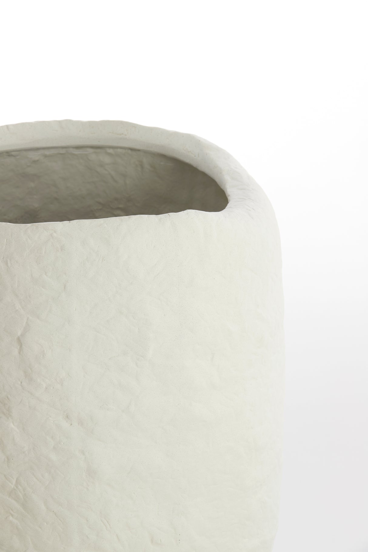 Opulent Tingri Cream Vase Ø59x90 cm Art Deco Design