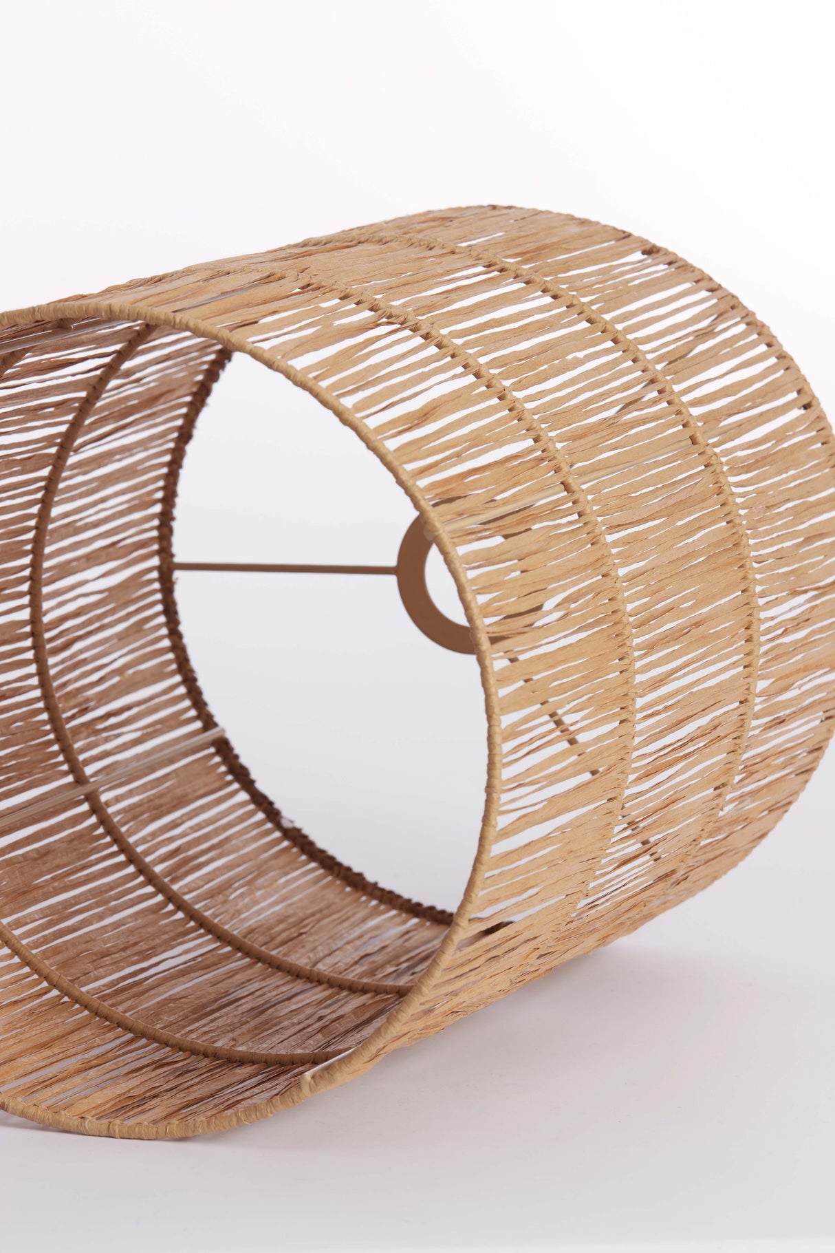 Natural Raffia Shade Cylinder - 40x40x50 cm Lanzano Collection