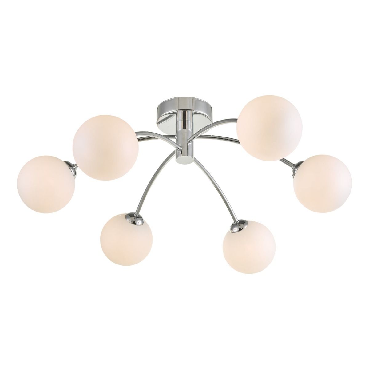 Izzy 6lt Semi Flush Polished Chrome Frame Only