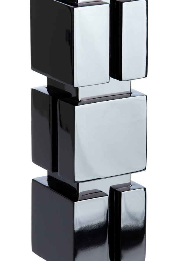 Elegant Caio Black Lamp Base, 11x11x68 cm