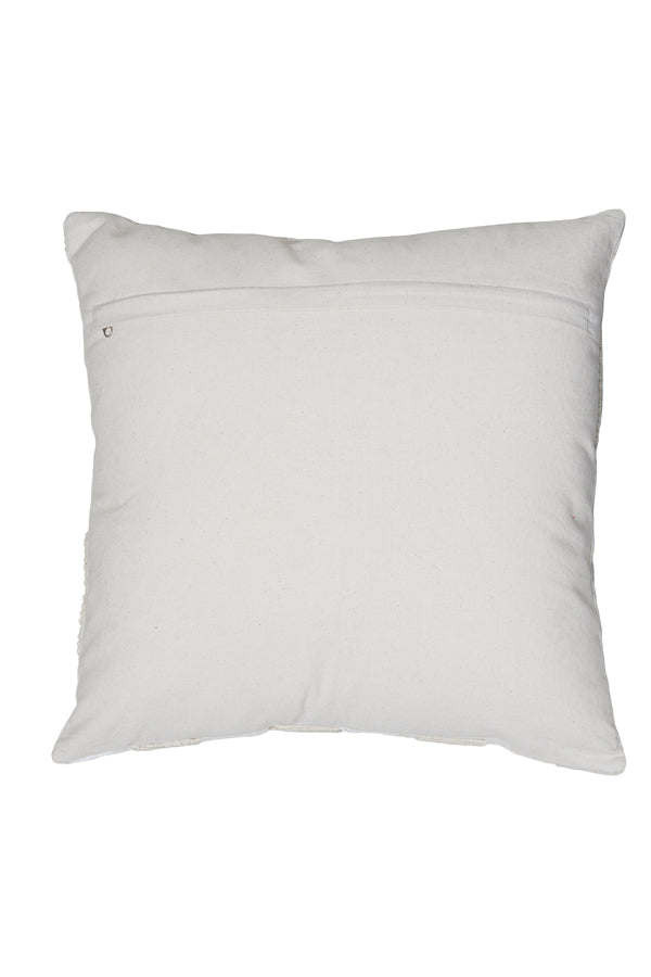 Elegant Bendigo Cushion 45x45 cm in Beige, Gold & White
