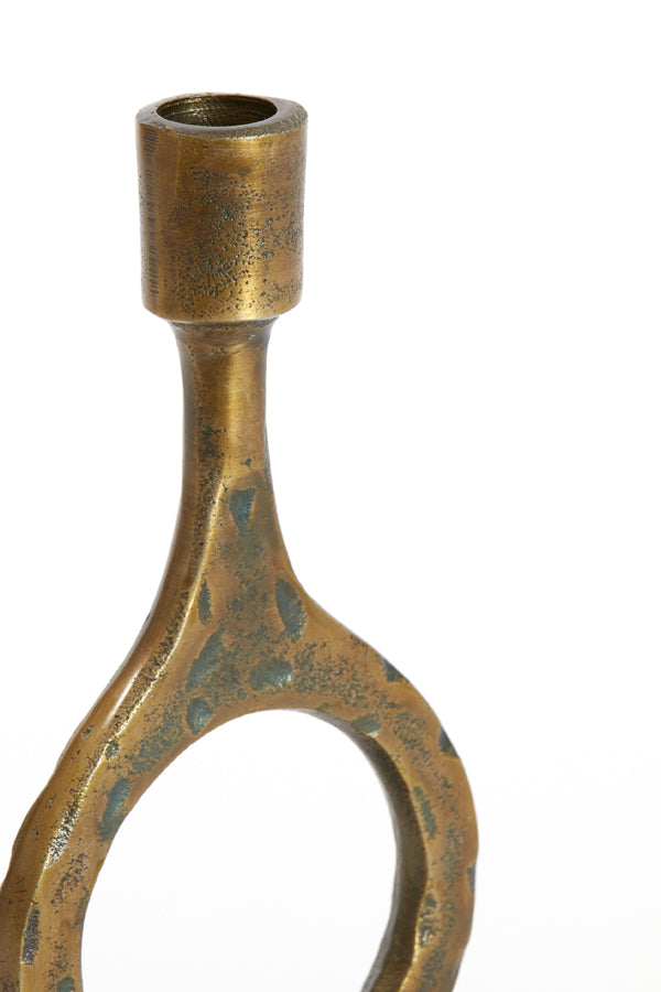 Antique Bronze Laredo Candle Holder Ø10x25 cm