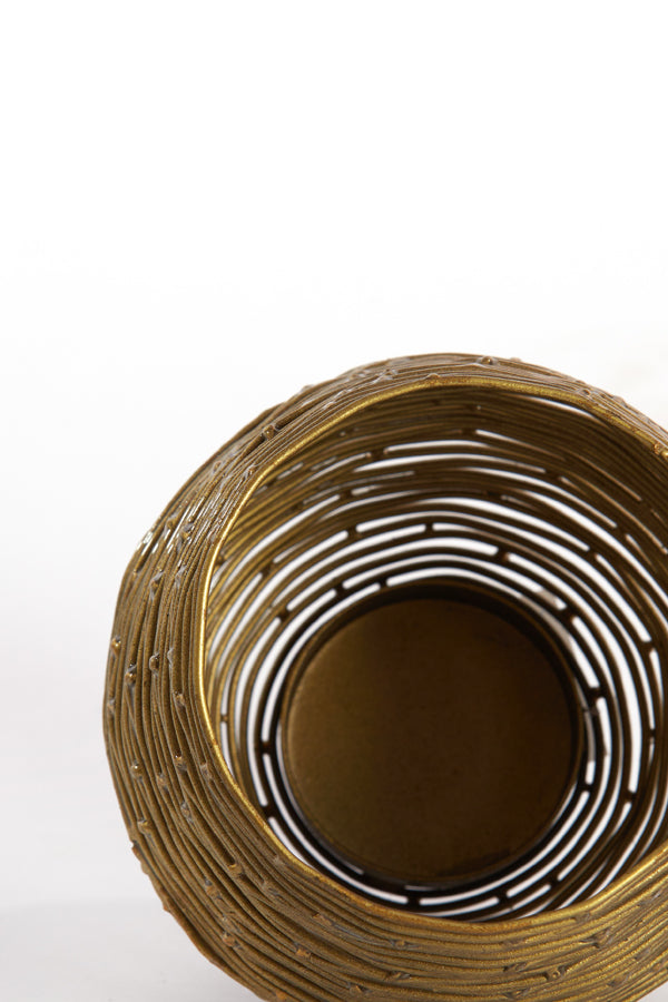 Sabana Antique Bronze Candle Holder 10x10 cm