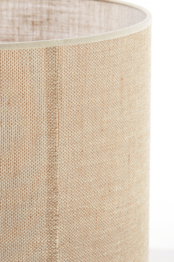 Golden Sand Linen Drum Shade 40-40-30 cm