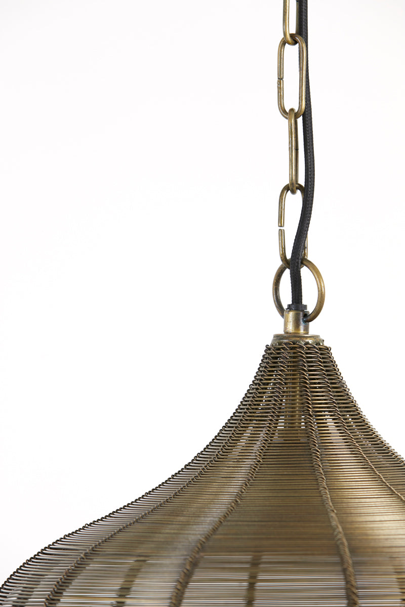 Antique Bronze Alvaro Hanging Lamp - 36x40 cm Elegance