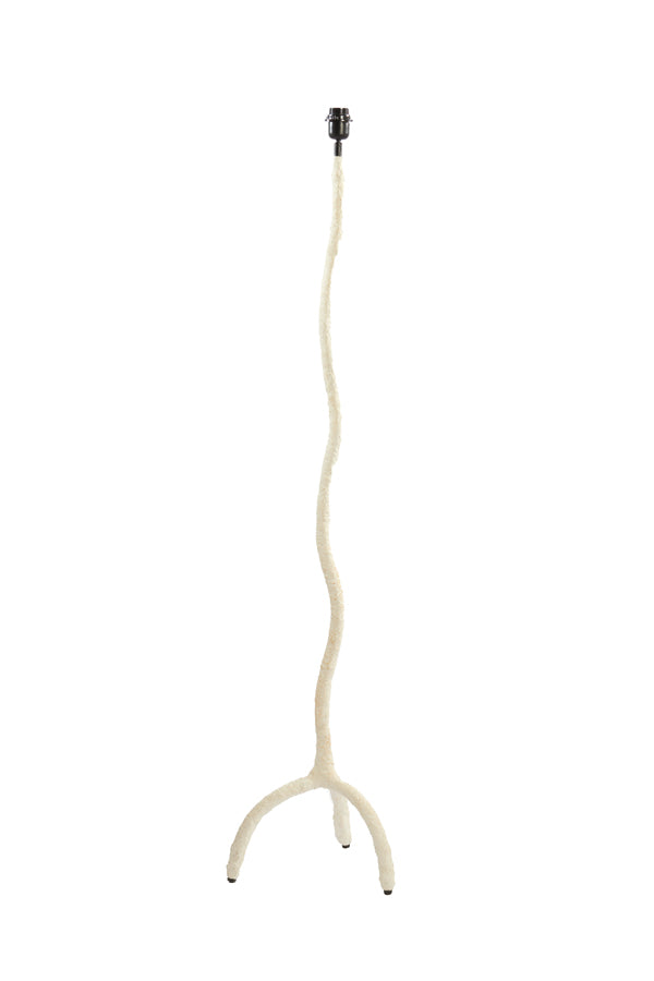 Cream Elegance Floor Lamp - Stylish 33x33x137 cm