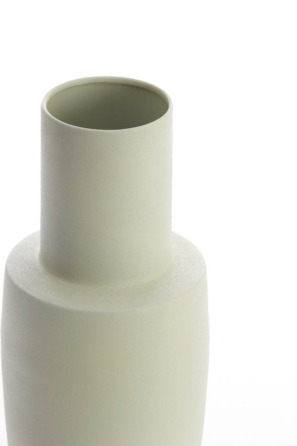 Elegant Light Green Vase - Deco Ø21x40 cm