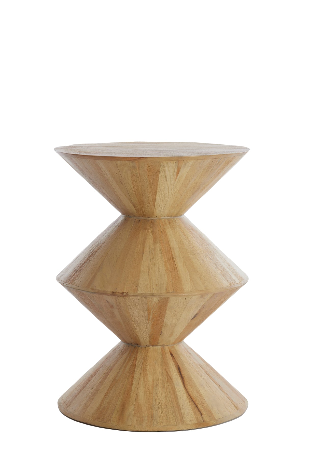 Mango Wood Round Accent Table 45x60 cm - Larus Design