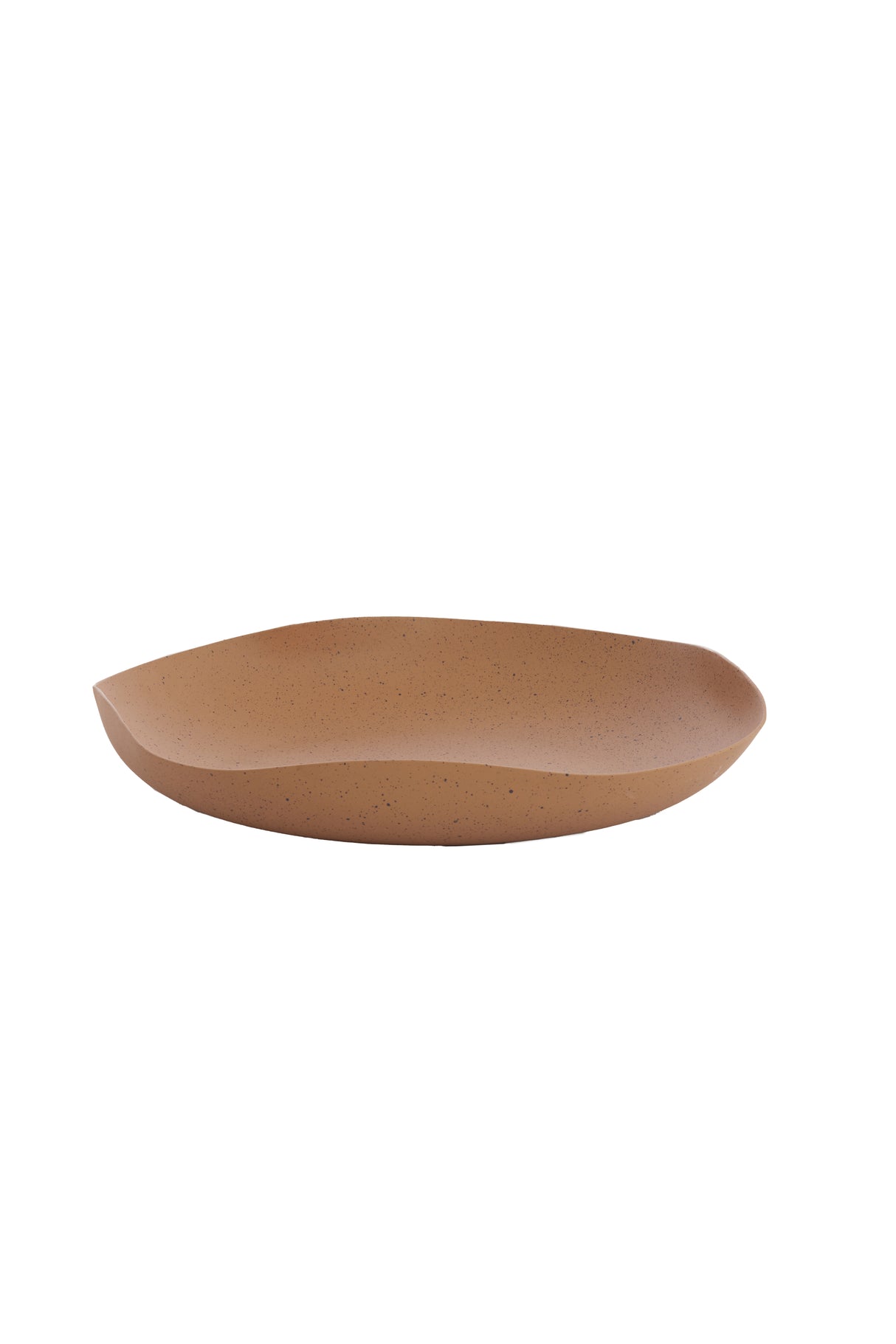 Anzio Terra Brown Speckled Dish 33x32x6.5 cm
