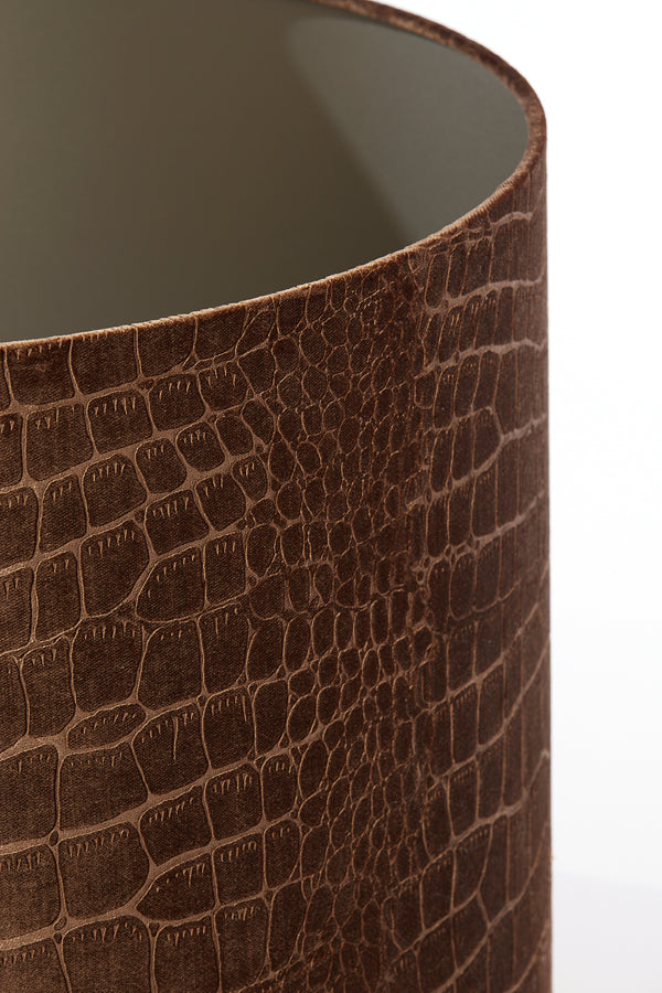 Praya Brown Cylindrical Shade 50 x 50 x 38 cm