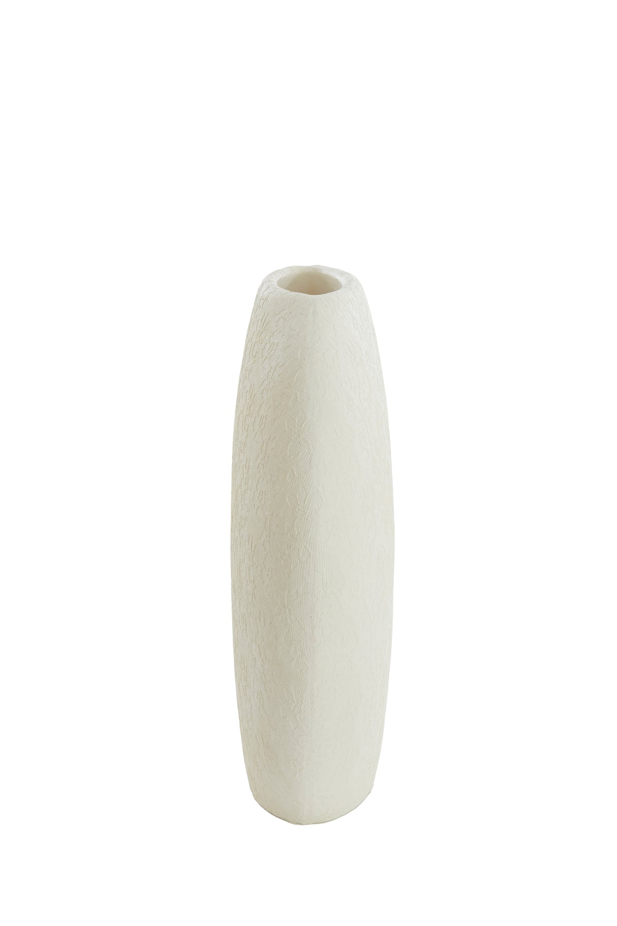 Elegant Cream Lace Vase 51x14x50 cm