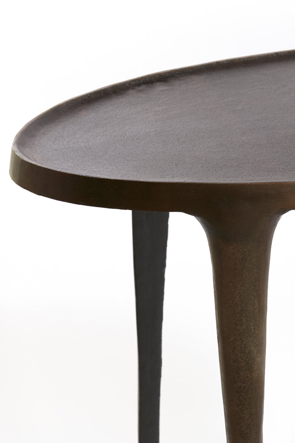 Elegant Arica Console 110x43x80 cm in Rich Dark Brown Finish