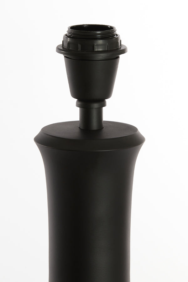 Elegant Matte Black Lamp Base Ø27x61 cm