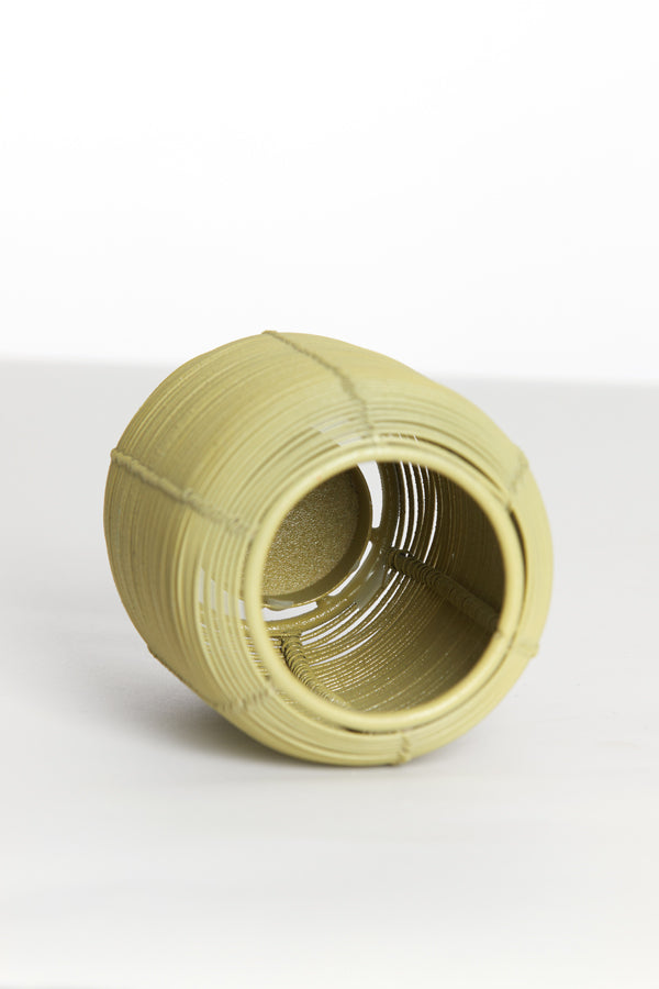 Matt Green Bianu Tealight Holder 9x13 cm