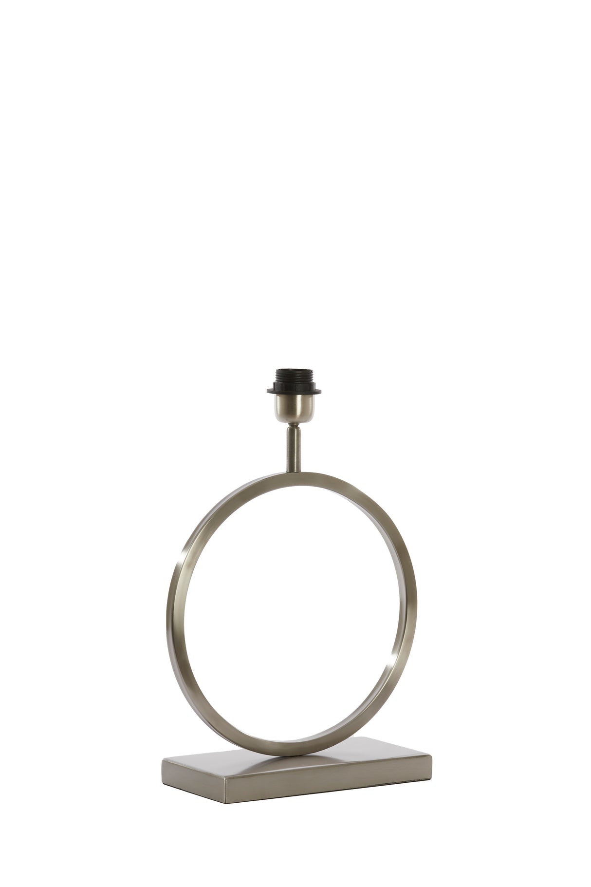 Nickel Satin Liva Lamp Base, 30x13x37 cm