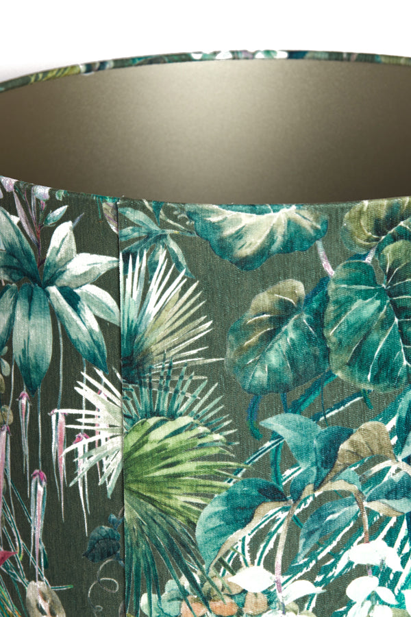 Flora Green Cylindrical Shade 30-30-21 cm