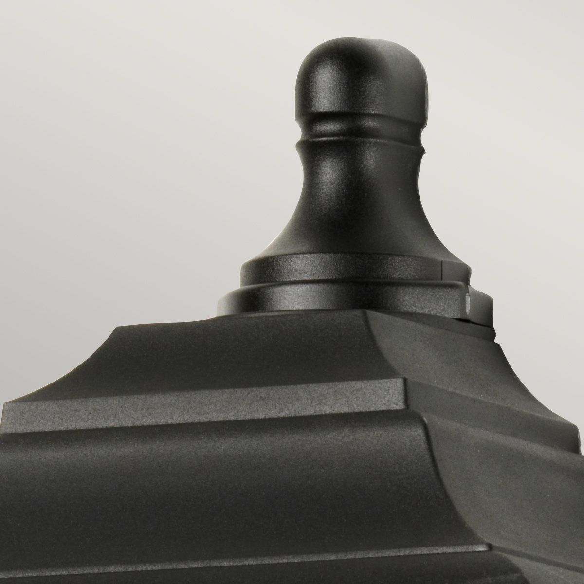 Kerry Coastal Black Flush Mount Lantern
