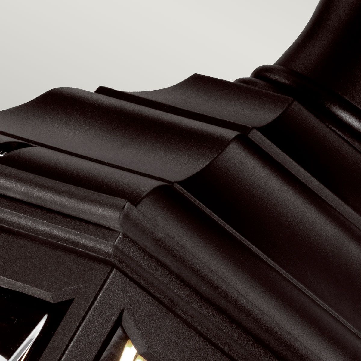 Black Kerry Pedestal/Porch Light - Modern Coastal Design