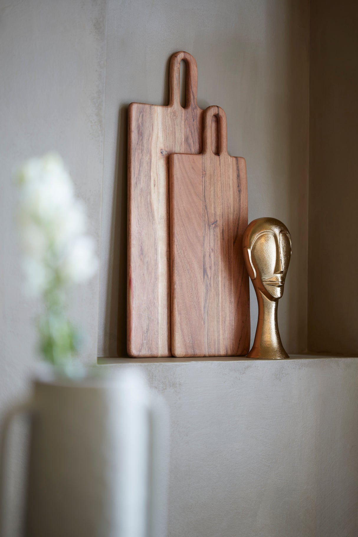 Acacia Wood Natural Cutting Board 60.5x23x1.5 cm