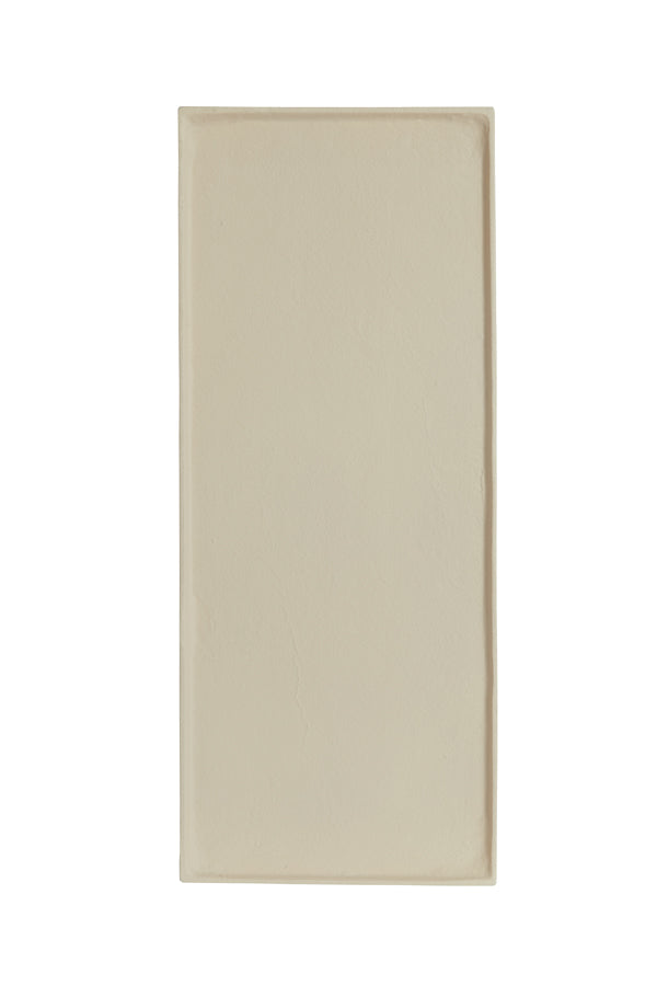 Elegant Maes Cream Serving Platter 49x19x1 cm