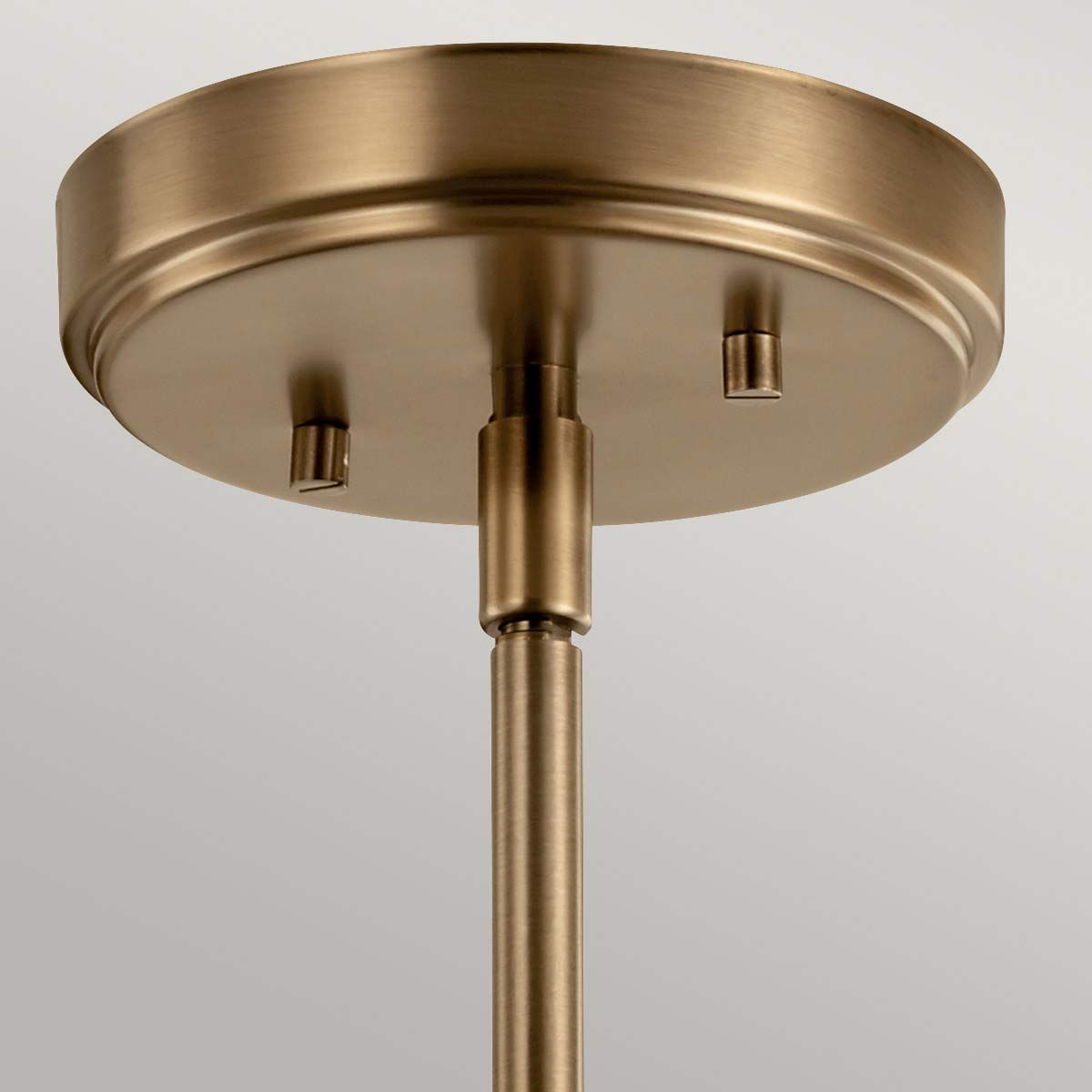 Aivian Industrial-Style Weathered Brass Pendant Light