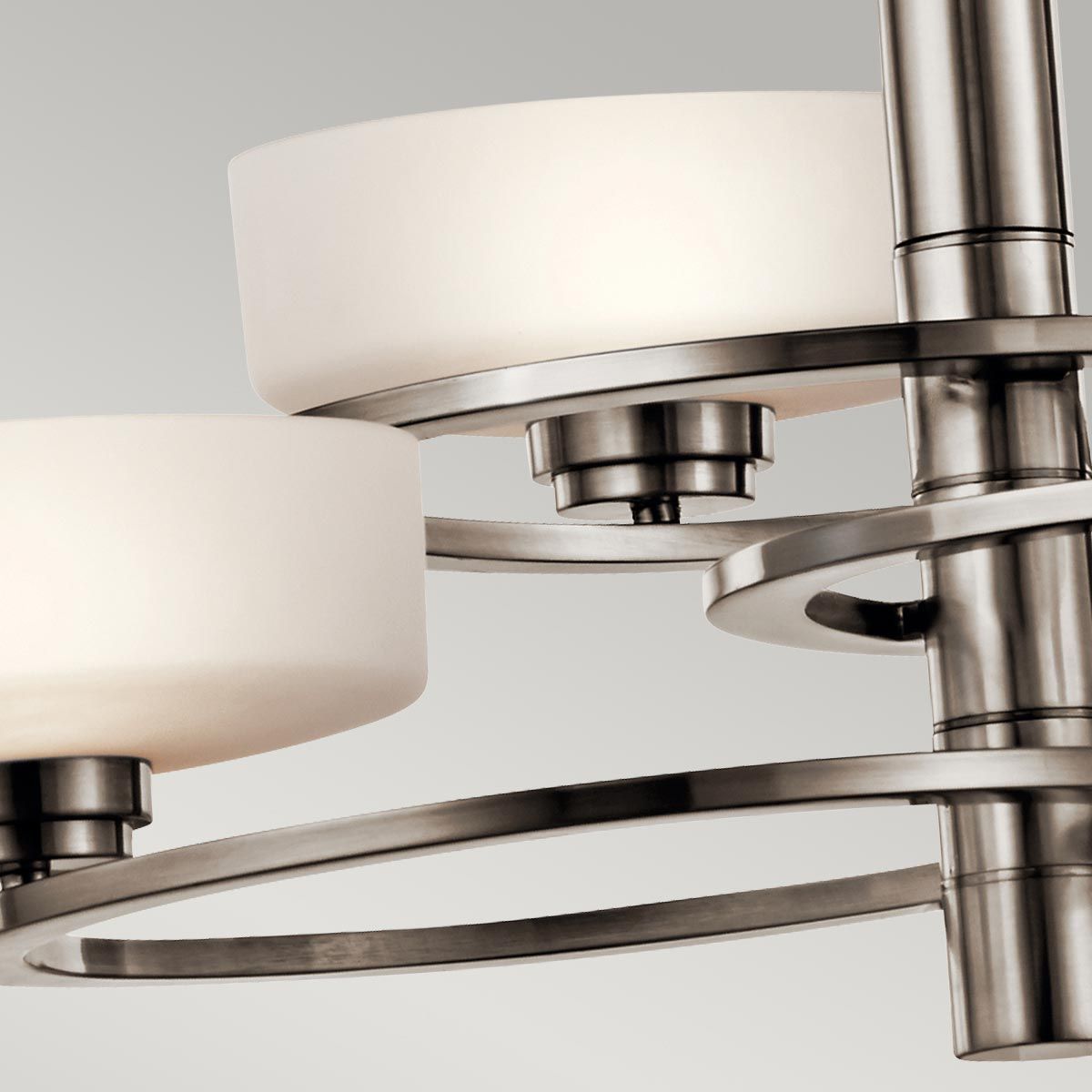 Aleeka Celestial Orbit Modern Nickel Chandelier