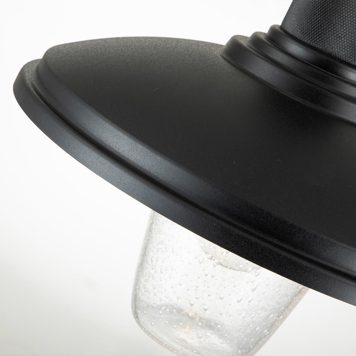 Allenbury Weather-Resistant Outdoor Pendant in Textured Black