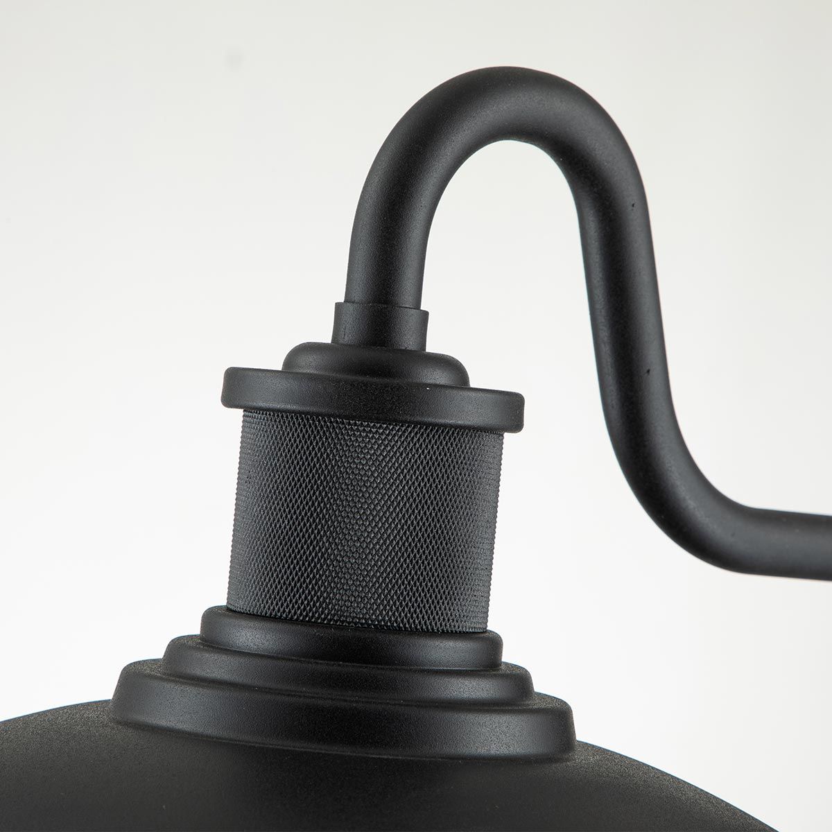 Elegant Allenbury Exterior Wall Lantern in Textured Black Finish