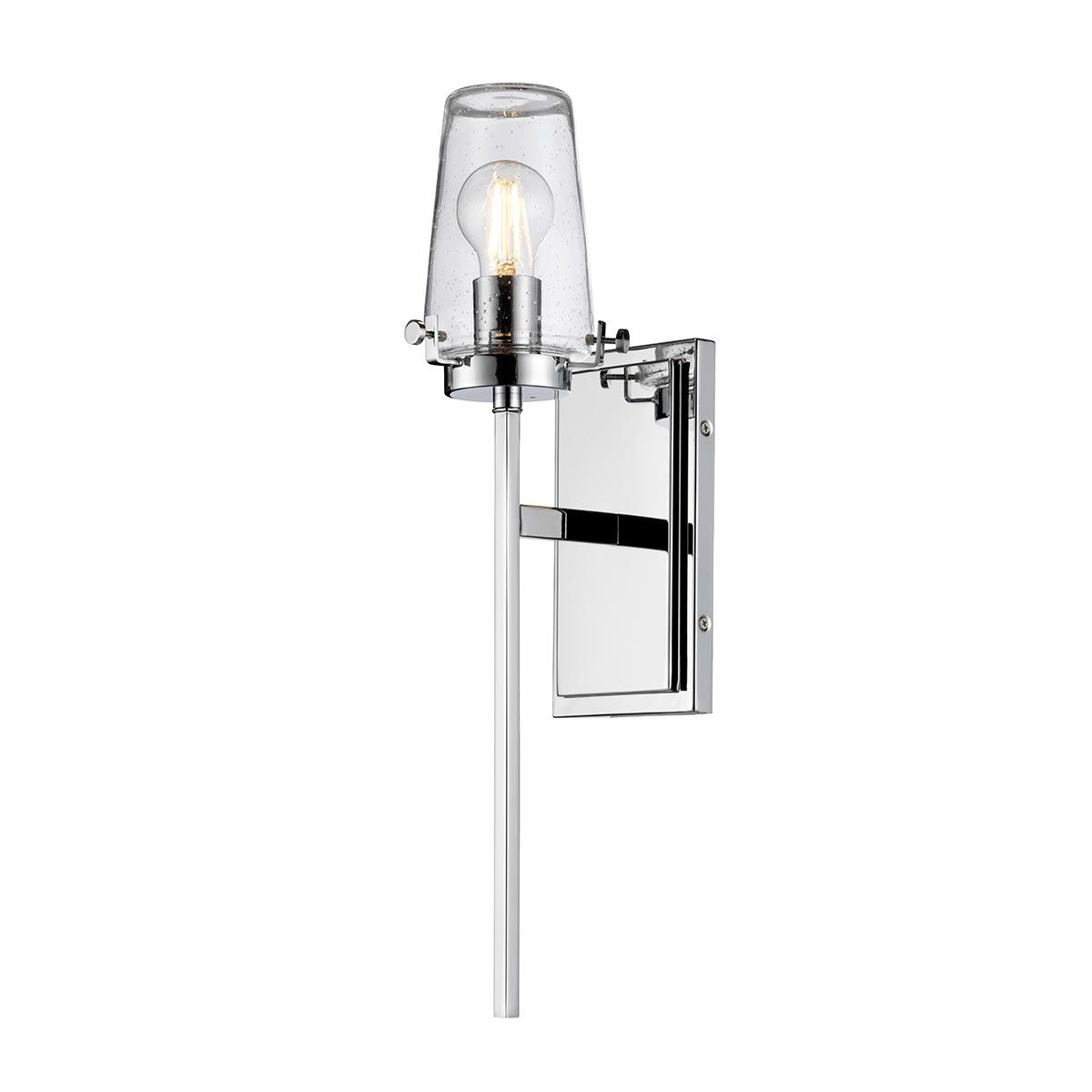 Sleek Alton Chrome Wall Light with Industrial Charm