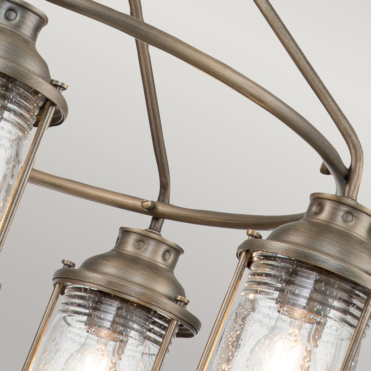 Ashland Bay 5-Light Burnished Bronze Outdoor Chandelier