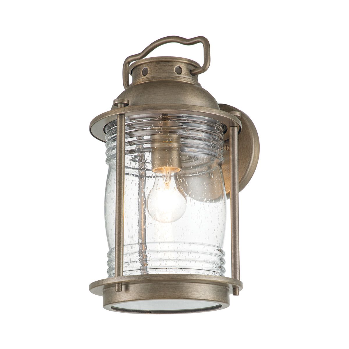 Ashland Bay Large Outdoor Wall Lantern in Burnished Bronze