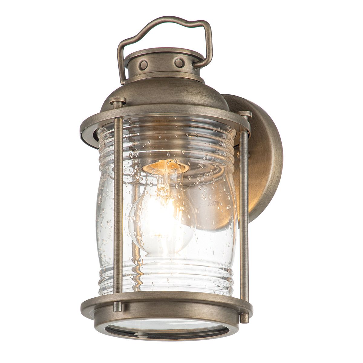 Burnished Bronze Charm: Ashland Bay Outdoor Wall Lantern