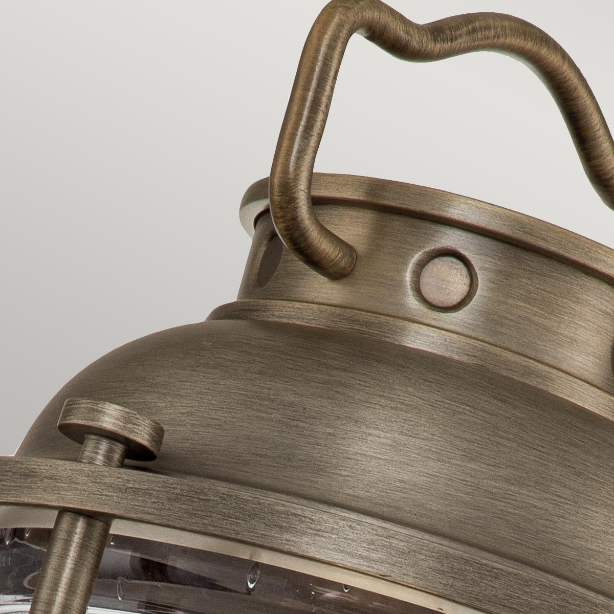 Ashland Bay Outdoor Pedestal Lantern in Burnished Bronze