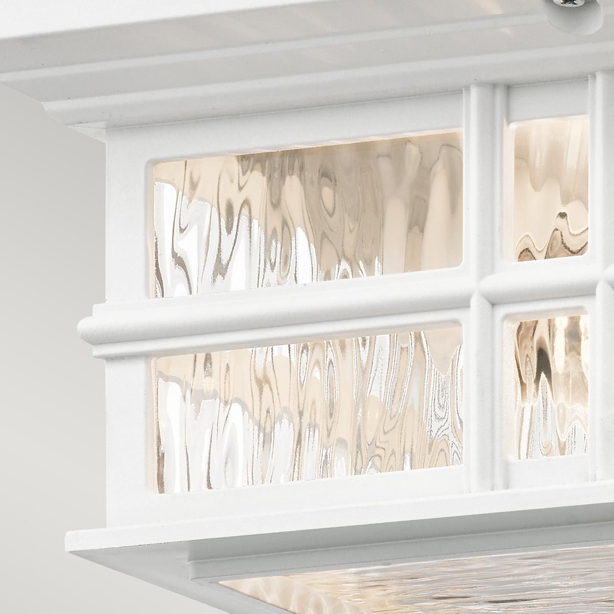 Beacon Square Outdoor Flush Mount Light Fixture