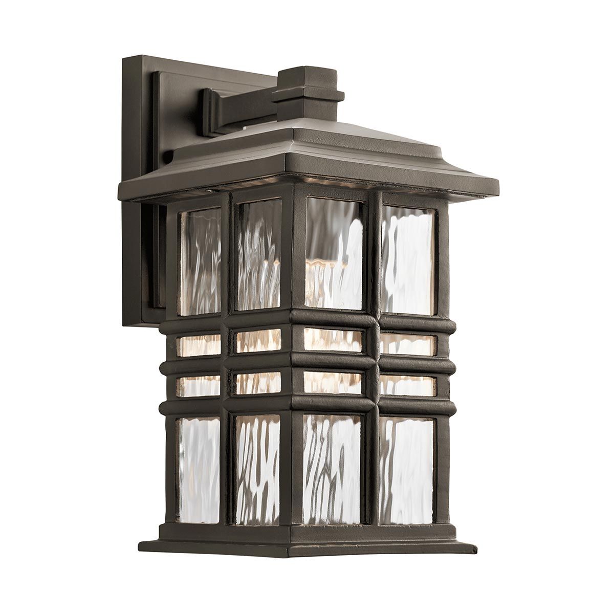 Outdoor Wall Lantern - Classic Craftsman Design in Olde Bronze Finish