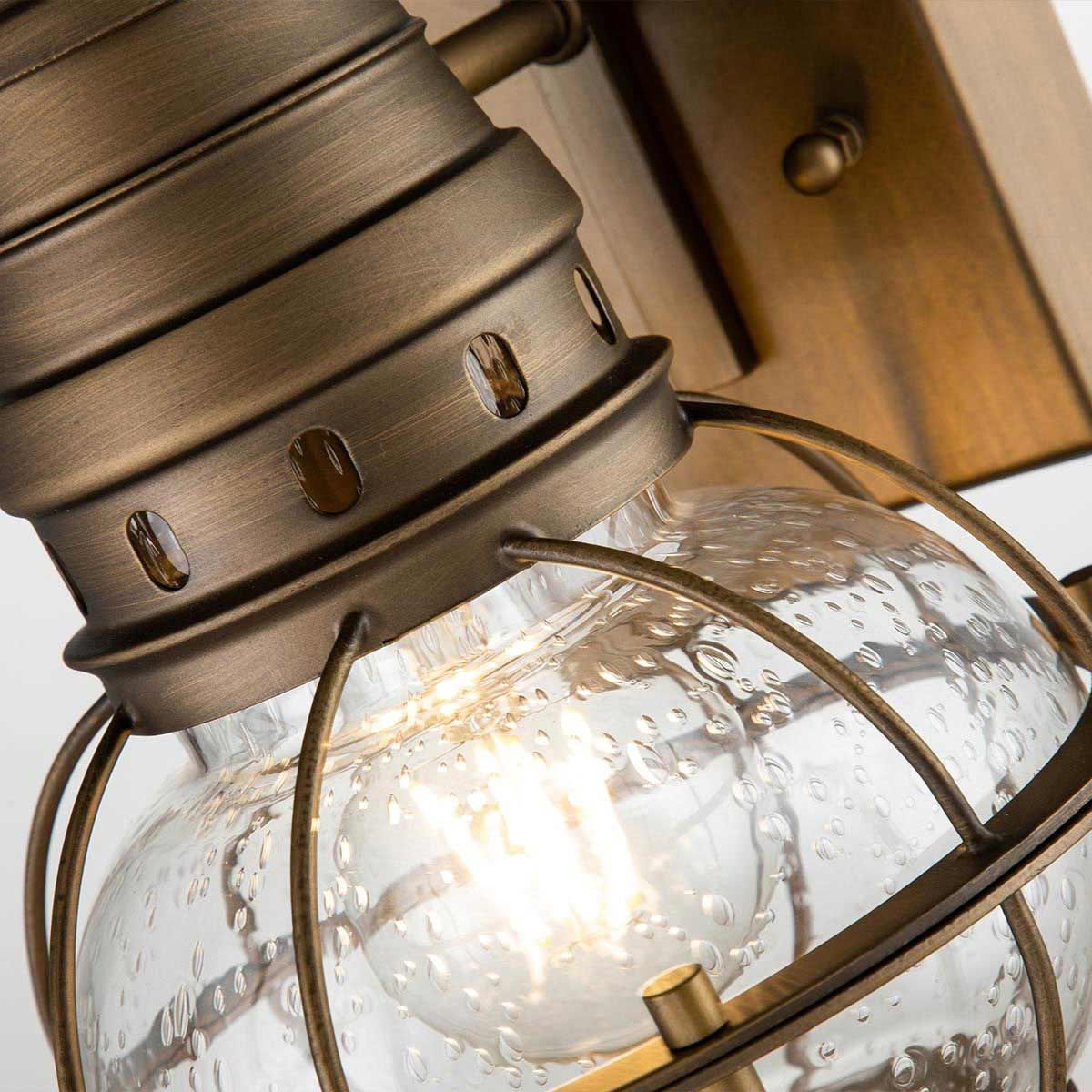 Bridgepoint Nautical Brass Exterior Wall Lantern