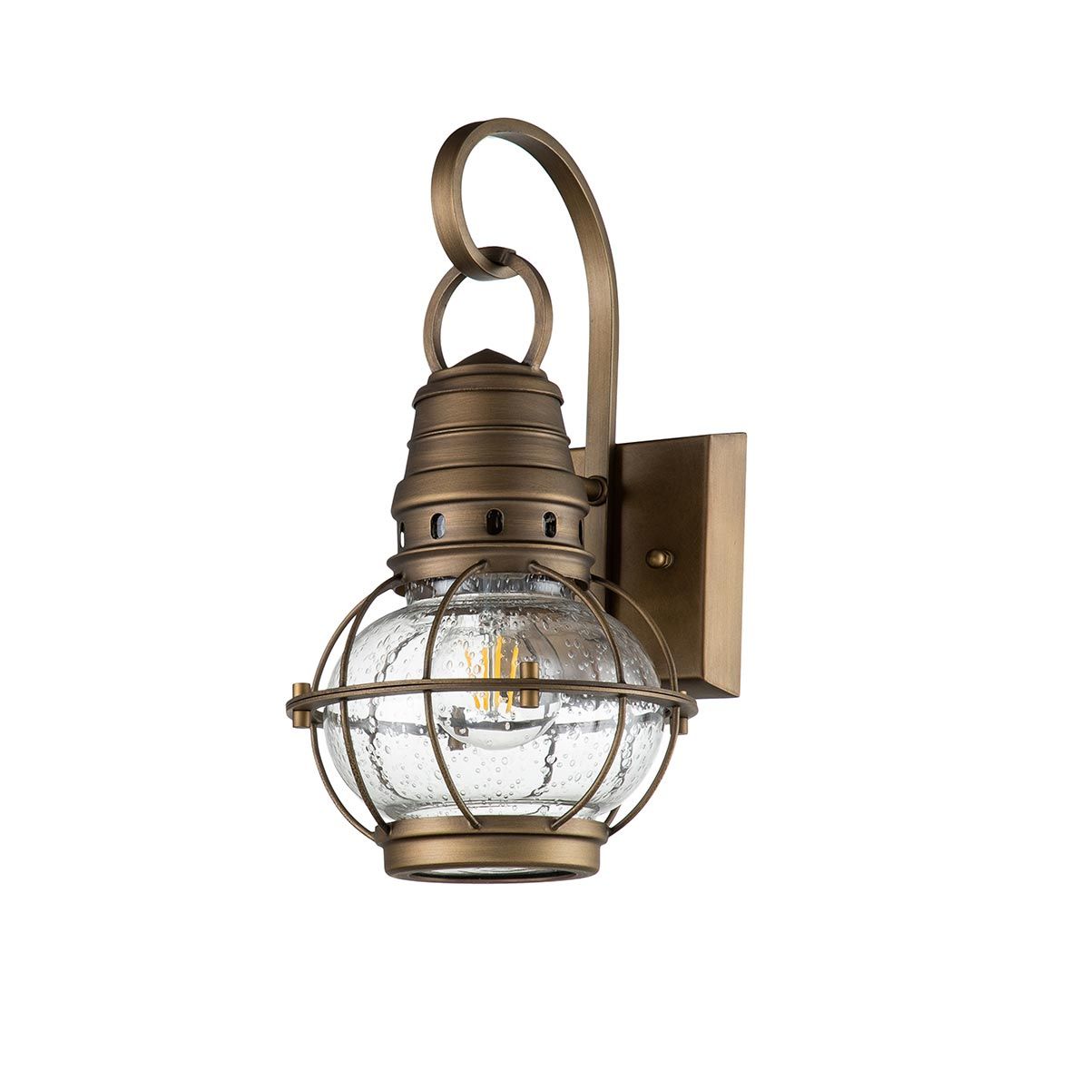 Bridgepoint Nautical Brass Exterior Wall Lantern
