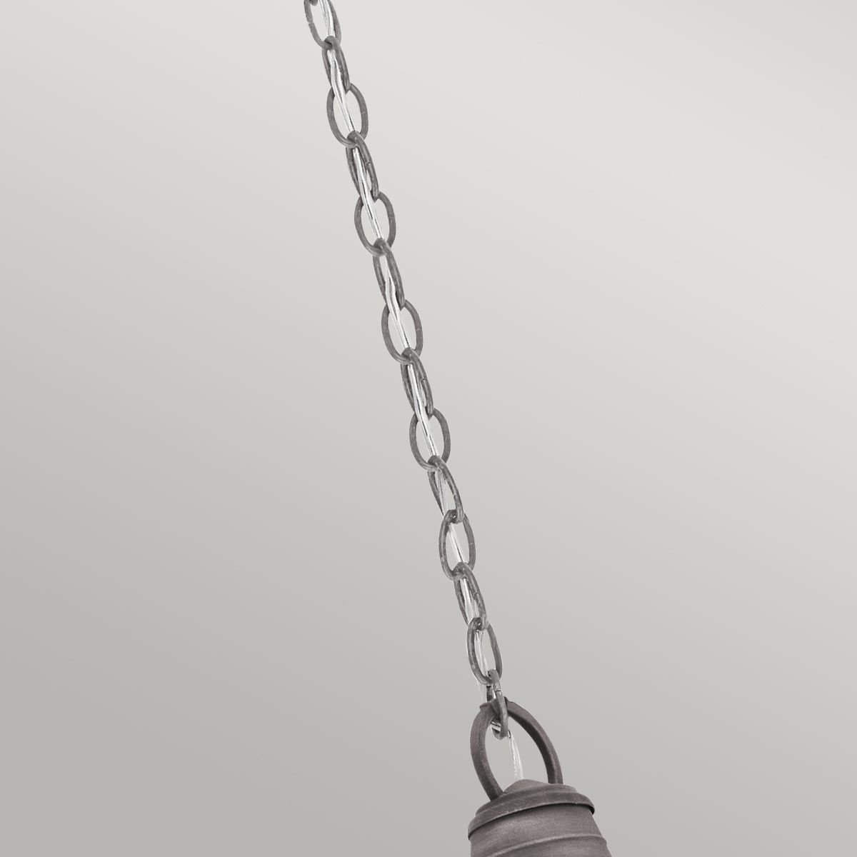 Bridge Point Nautical Lantern - Weathered Zinc Finish