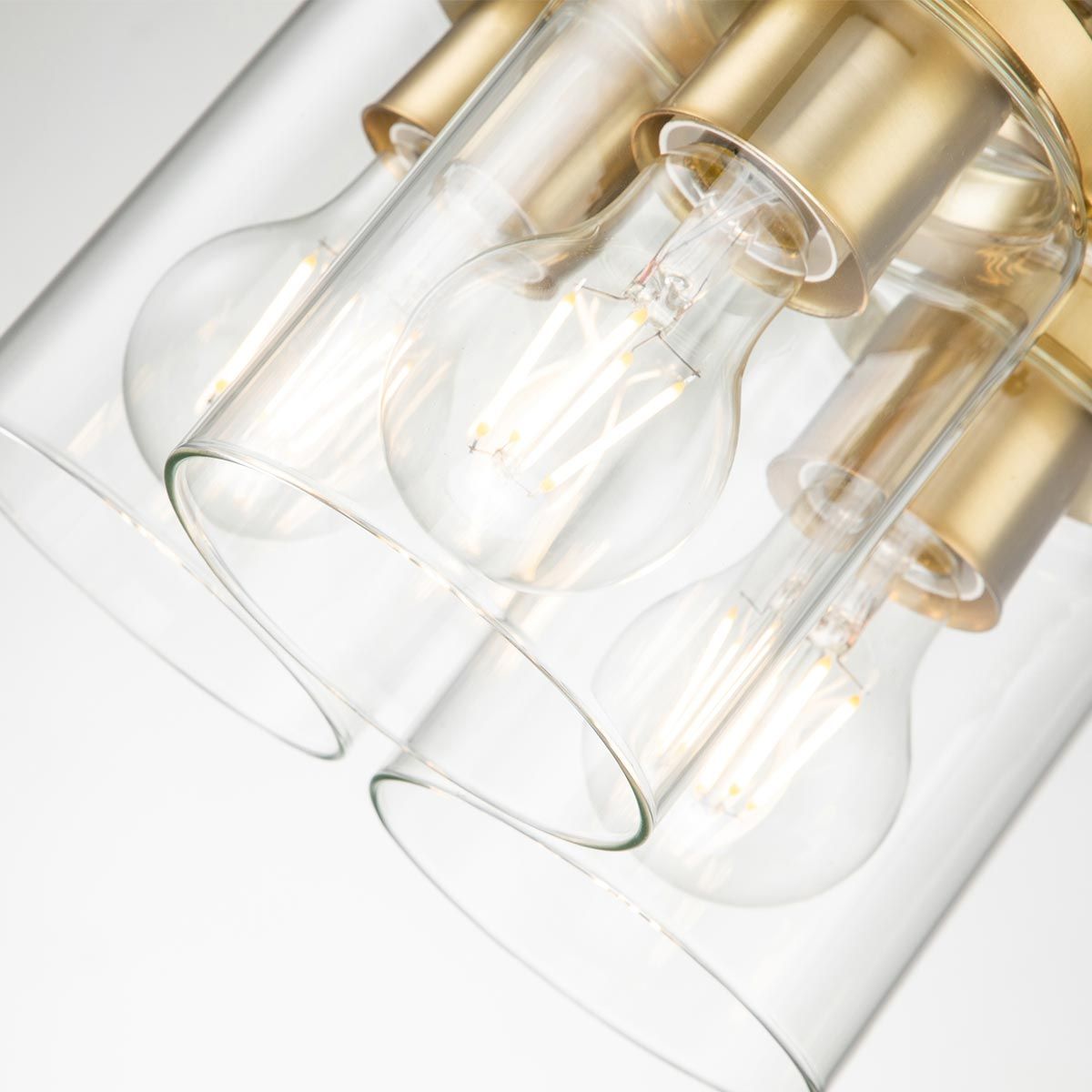 Brinley Vintage Canning Jar Pendant Light in Brushed Brass